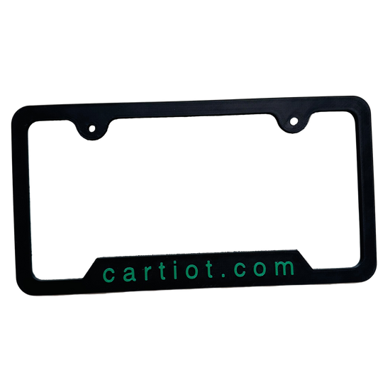 Cart IoT License Plate Frame